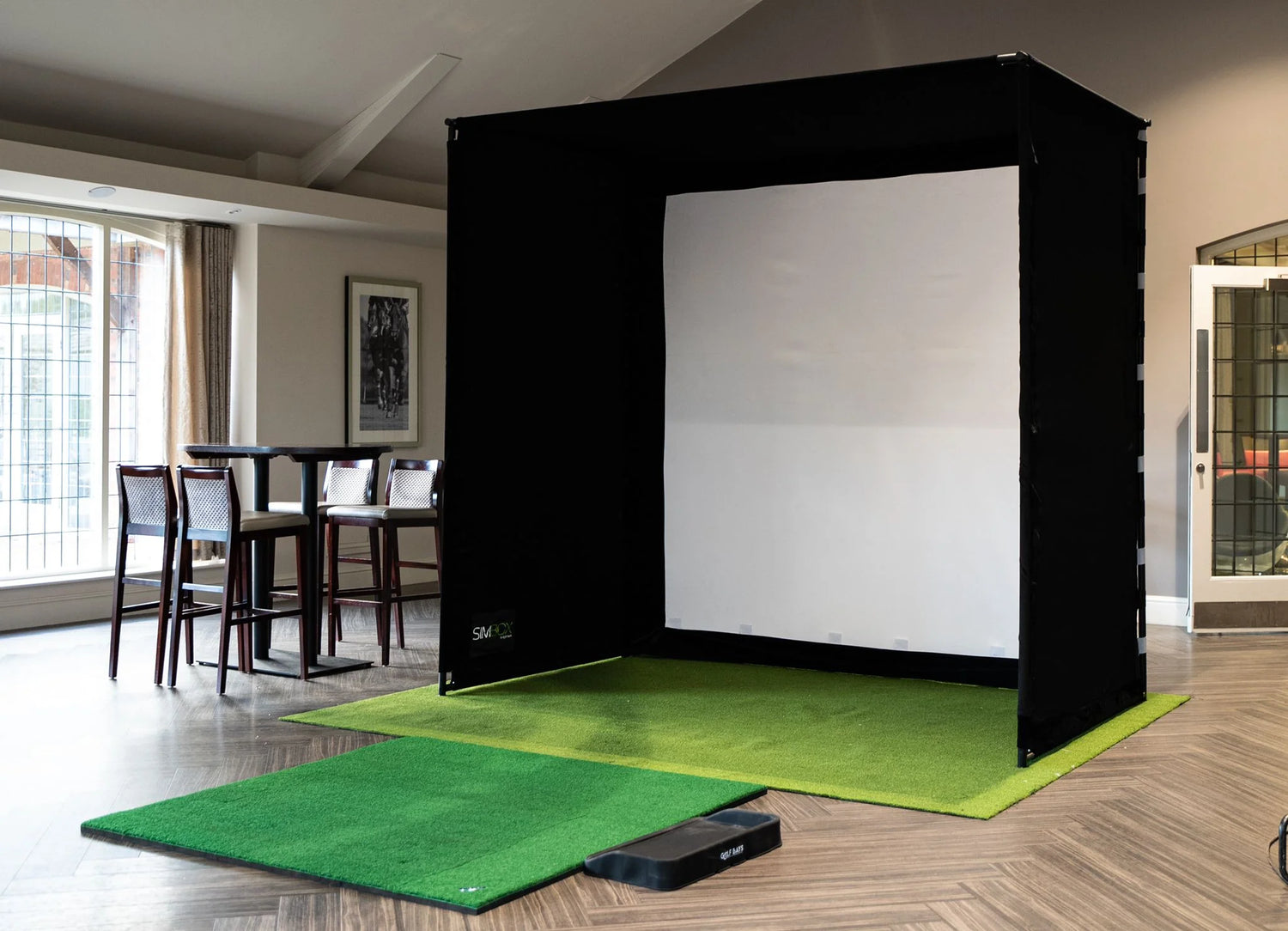 Simbox Golf Simulator Enclosure - 7 Sizes (Free Side Barriers Worth $200)